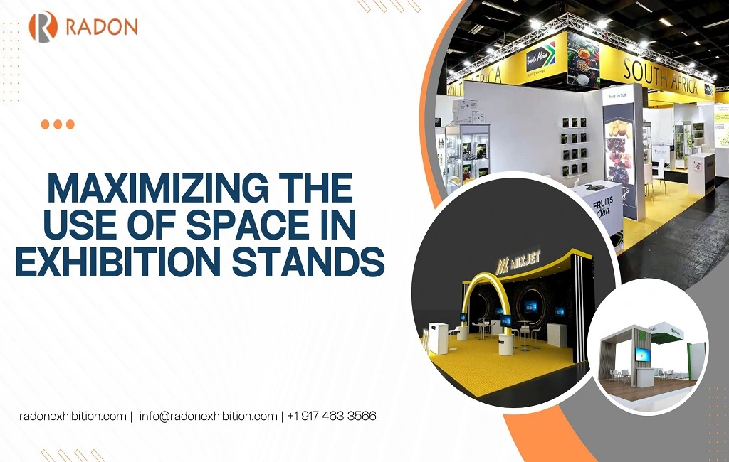Maximizing the use of space in exhibition stands